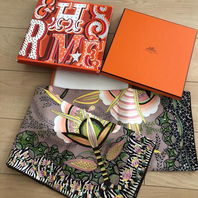 Hermes(エルメス)のエルメス　スカーフ　限定箱付き レディースのファッション小物(バンダナ/スカーフ)の商品写真
