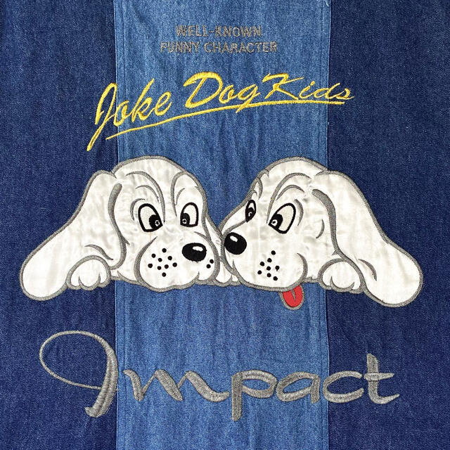 IMPACT JOKE DOG ジョークドッグ デニムジャケット 犬 ドッグ IMPACT JOKE DOG ジョークドッグ デニムジャケット 犬 ドッグ