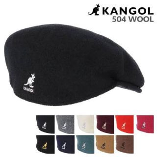 カンゴール(KANGOL)のKANGOL カンゴール ハンチング　Wool 504 ブラック　XL(ハンチング/ベレー帽)