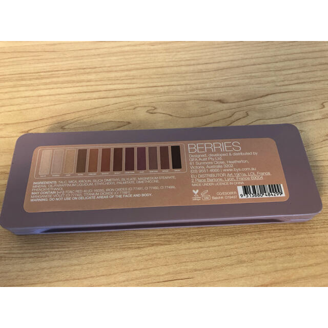 BYS(バイズ)のBYS EYE SHADOW PALETTE BERRIES コスメ/美容のベースメイク/化粧品(アイシャドウ)の商品写真