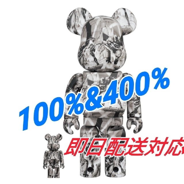 BE@RBRICK BATMAN HUSH100% 400% ベアブリックおもちゃ/ぬいぐるみ