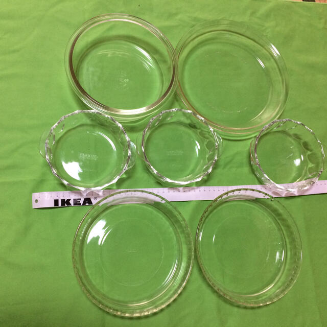 Pyrex(パイレックス)のパイレックス  ガラス食器 7枚 インテリア/住まい/日用品のキッチン/食器(食器)の商品写真