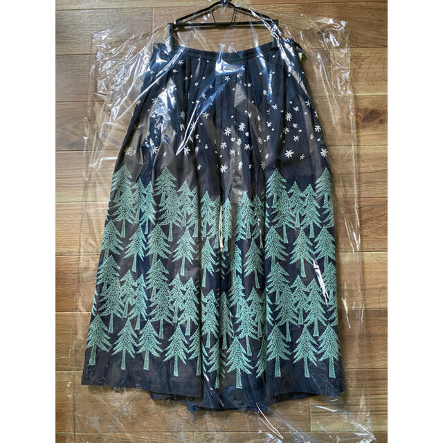 貴重　今季　ミナペルホネン　forest diamond  刺繍スカート　38