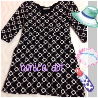 ボニカドット(bonica dot)のボニカドット♡お花柄ワンピース(ミニワンピース)