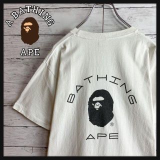 アベイシングエイプ(A BATHING APE)の【人気デザイン】ア ベイシングエイプ ビッグロゴプリント半袖Tシャツ 裏原系(Tシャツ/カットソー(半袖/袖なし))