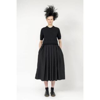 コムデギャルソン(COMME des GARCONS)のBLACK COMME des GARCONS 2020SS ポリ縮 スカート(ロングスカート)