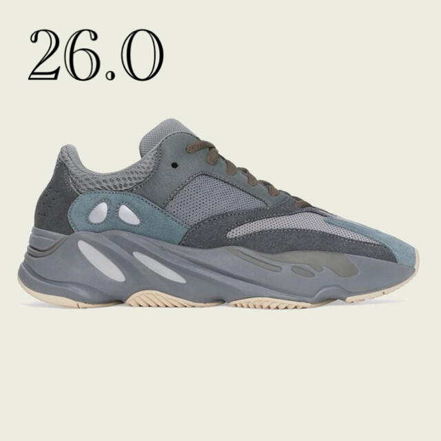 YEEZYBOOST700アディダス　YEEZY BOOST 700  TEAL BLUE 260