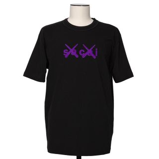 サカイ(sacai)の【 Black 5 】sacai KAWS FlockPrint T-Shirt(Tシャツ/カットソー(半袖/袖なし))