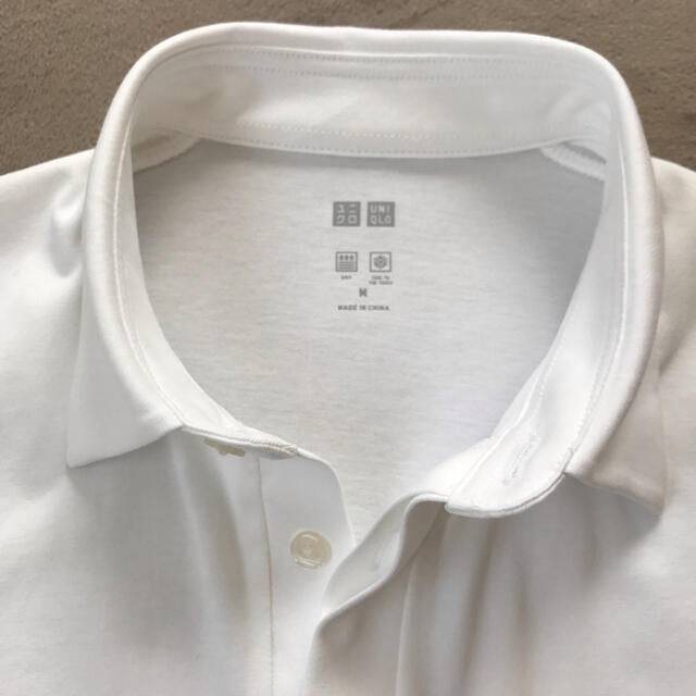 ユニクロ エアリズム　ヒヨクポロシャツ　お値下げ メンズのトップス(ポロシャツ)の商品写真