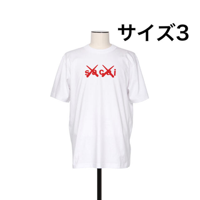 Sacai Kaws Flock Print T-Shirt サイズ3 即完3カラー