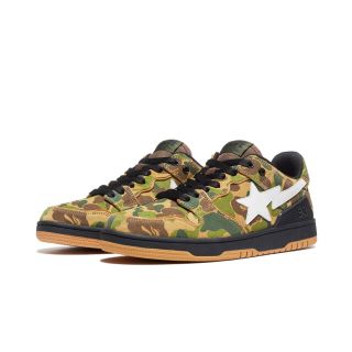 アベイシングエイプ(A BATHING APE)のBAPE SK8 STA ABC CAMO GREEN US11 BAPESTA(スニーカー)