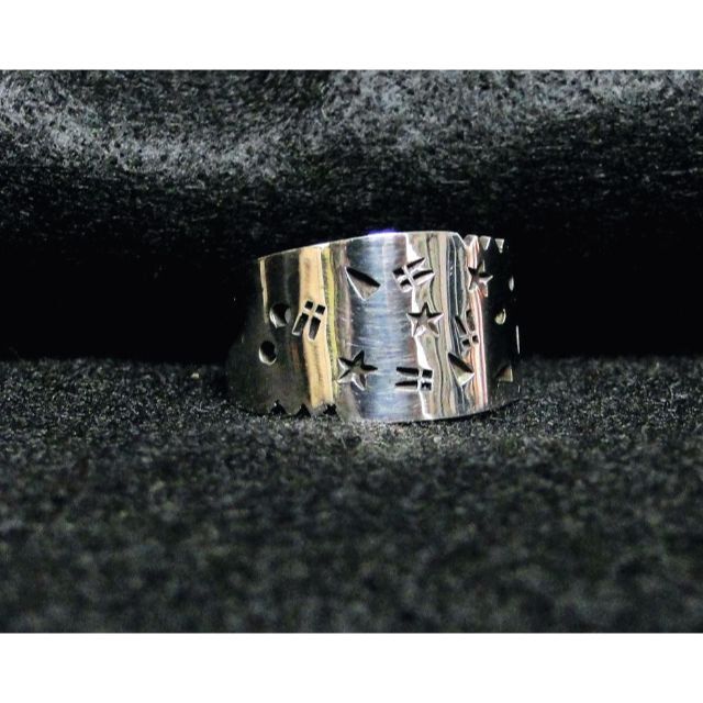 90's ナバホ族 夜空 Silver925 Ring VINTAGE 送料込  メンズのアクセサリー(リング(指輪))の商品写真