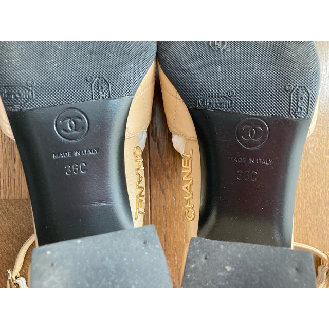 CHANEL(シャネル)のnui様ご専用　CHANEL 百貨店購入 メリージェーン 靴 サンダル レディースの靴/シューズ(サンダル)の商品写真