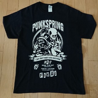 PUNKSPRING Tシャツ Lサイズ 黒(Tシャツ/カットソー(半袖/袖なし))