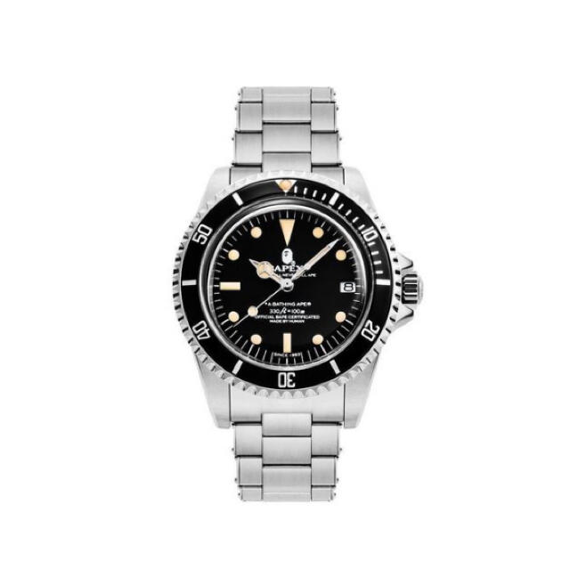 BAPE VINTAGE TYPE1 BAPEX BLACK 腕時計