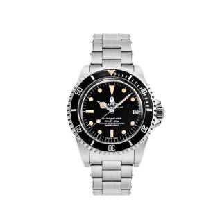 アベイシングエイプ(A BATHING APE)のBAPE VINTAGE TYPE1 BAPEX BLACK 腕時計(腕時計(アナログ))