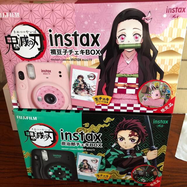 得価超激得 富士フイルム 禰豆子 instax mini 11の通販 by コロポックル｜フジフイルムならラクマ - 鬼滅の刃 チェキ 2個