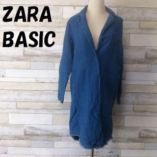 ザラ(ZARA)の【人気】ザラ ベーシック デニム チェスターコート サイズXS レディース(チェスターコート)