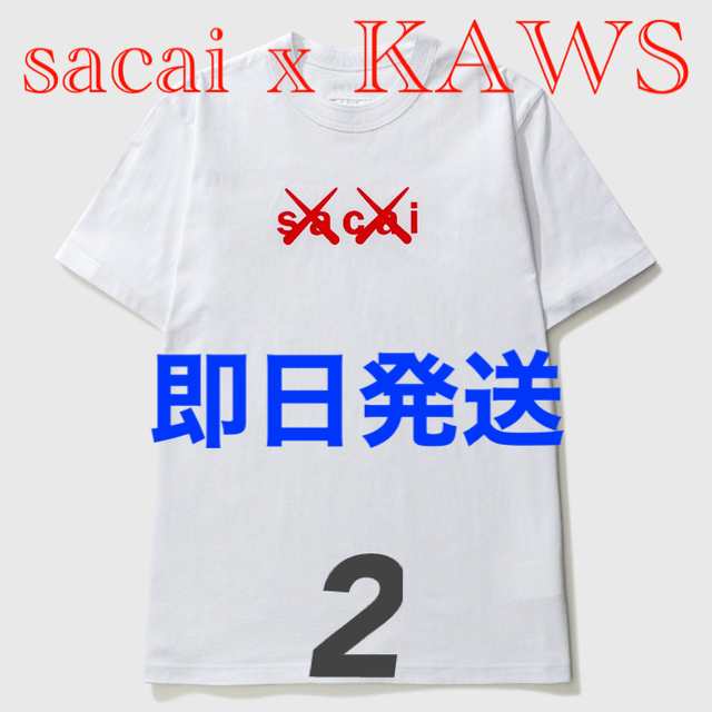 抹茶パイン様専用 SACAI KAWS サカイ カウズ Tシャツ 2 M L 専門