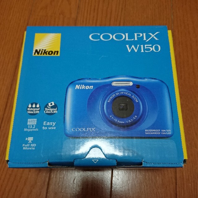 Nikon(ニコン)の【新品未使用】ニコン Nikon COOLPIX W150 BLUE ブルー スマホ/家電/カメラのカメラ(コンパクトデジタルカメラ)の商品写真