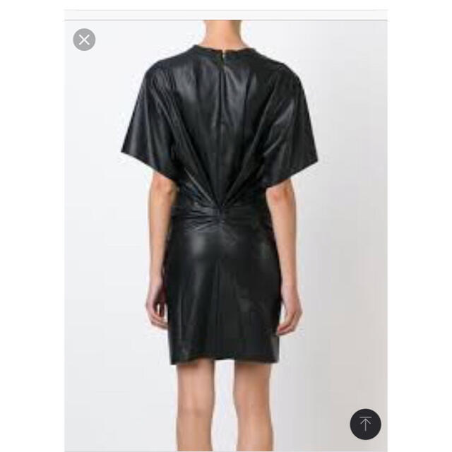 isabel marant faux leather dress