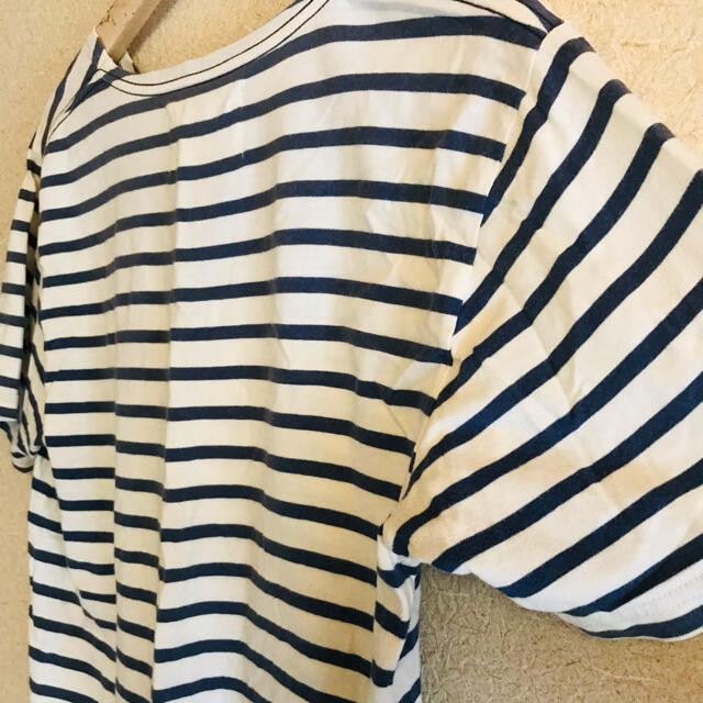 MARGARET HOWELL(マーガレットハウエル)のMHL 半袖Tシャツ　ボーダー　Mサイズ メンズのトップス(Tシャツ/カットソー(半袖/袖なし))の商品写真