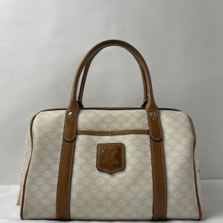 セリーヌ(celine)のCELINE セリーヌ　トリオンフ　ホワイトマカダム　マカダム柄ミニボストン (ボストンバッグ)