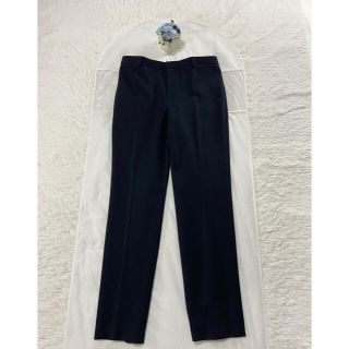 セリーヌ☆フランス製☆黒☆シンプル☆ストレートパンツ☆38号