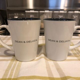 ディーンアンドデルーカ(DEAN & DELUCA)のhayoさま専用です　DEAN &DELUCA マグカップ　白　２客　240cc(食器)