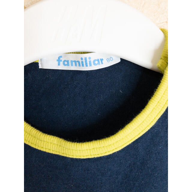 familiar(ファミリア)のファミリア（familiar）船ヨットTシャツ 80cm ★送料無料★匿名配送 キッズ/ベビー/マタニティのベビー服(~85cm)(Ｔシャツ)の商品写真