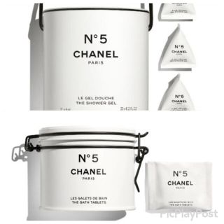 シャネル(CHANEL)のシャネル　シャワー　ジェル　バケット　バスタブレット　2個SET(バスグッズ)