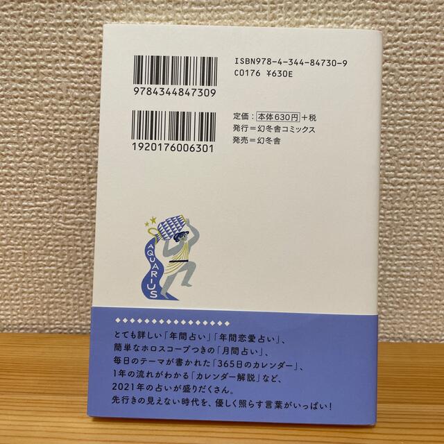 星栞２０２１年の星占い水瓶座 エンタメ/ホビーの本(趣味/スポーツ/実用)の商品写真