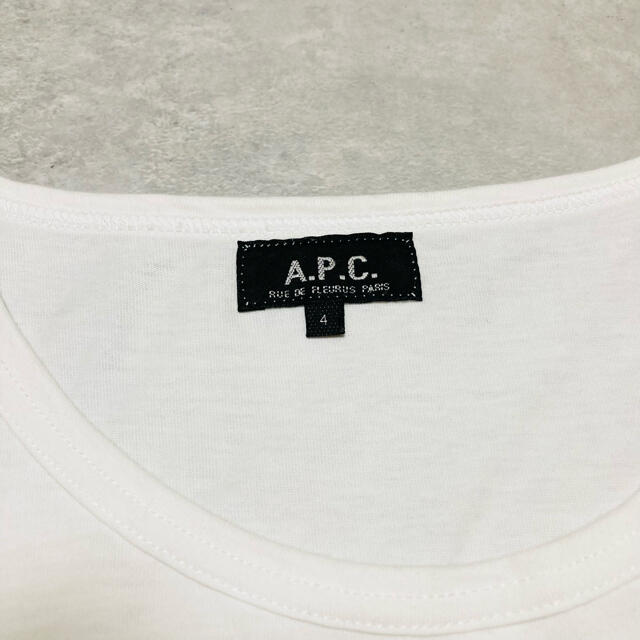 A.P.C(アーペーセー)のAPC アーペーセー MARC ATLAN デザイン グラフィック Tシャツ 白 メンズのトップス(Tシャツ/カットソー(半袖/袖なし))の商品写真