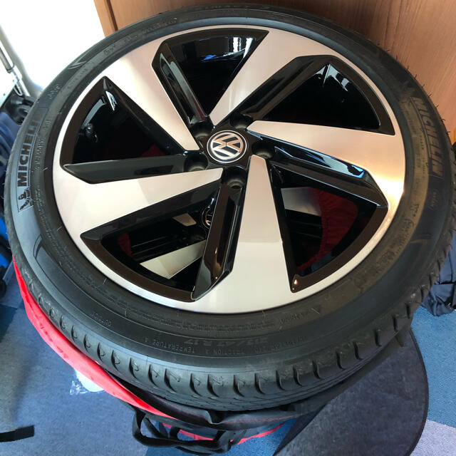 最愛 - Volkswagen フォルクスワーゲン 送料込み 純正ホイール+タイヤ