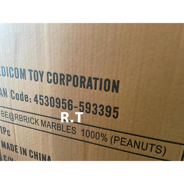 MEDICOM TOY(メディコムトイ)の完全未開封■BE@RBRICK MARBLES 1000% PEANUTS エンタメ/ホビーのフィギュア(その他)の商品写真