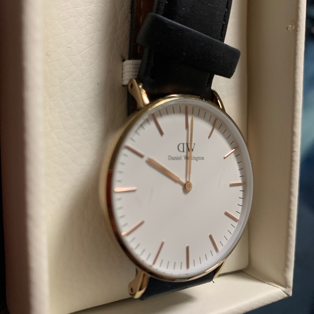 Daniel Wellington(ダニエルウェリントン)のダニエルウェリントン★ローズゴールド　備品完備！ レディースのファッション小物(腕時計)の商品写真