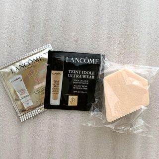 ランコム(LANCOME)の【ランコム】ベース&リキッドファンデ&スポンジセット(サンプル/トライアルキット)