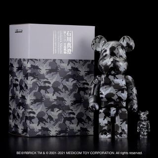 メディコムトイ(MEDICOM TOY)のBE@RBRICK 石川真澄「猫しぐさ 名採模様」 100% & 400%(その他)