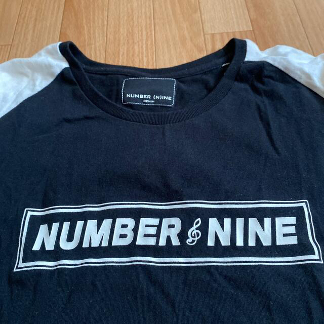 NUMBER (N)INE(ナンバーナイン)の値下げ！ナンバーナインの七部袖ラグランＴシャツ、ト音記号が可愛い メンズのトップス(Tシャツ/カットソー(七分/長袖))の商品写真