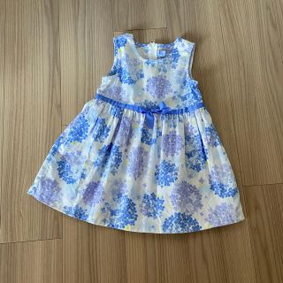 マザウェイズ(motherways)のまるる様ご予約品　紫陽花ワンピース(キッズ90cm)(ワンピース)