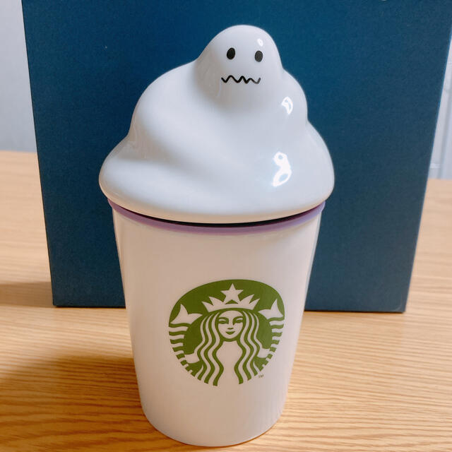 Starbucks Coffee(スターバックスコーヒー)の【にこ様専用】スタバ キャニスター👻ホイップゴースト インテリア/住まい/日用品のキッチン/食器(タンブラー)の商品写真