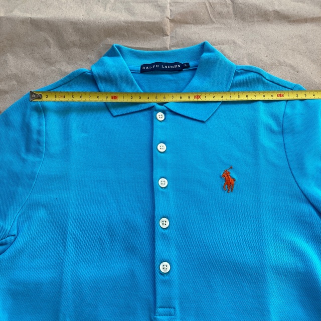 POLO RALPH LAUREN(ポロラルフローレン)のポロ ラルフローレン RALPH LAUREN ポロシャツ 水色 レディースのトップス(ポロシャツ)の商品写真