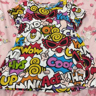 ヒステリックミニ(HYSTERIC MINI)のヒスミニ　チュニック ワンピース(Tシャツ/カットソー)