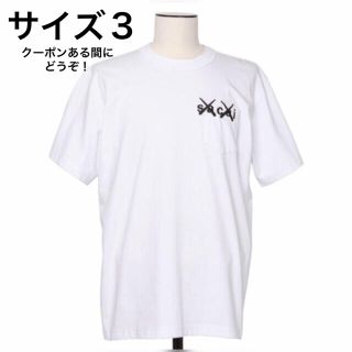 サカイ(sacai)のsacai × kaws Embroidery T-Shirt(Tシャツ/カットソー(半袖/袖なし))