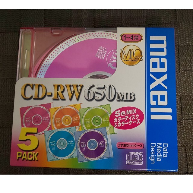 maxell(マクセル)のmaxell CD-RW スマホ/家電/カメラのPC/タブレット(PC周辺機器)の商品写真