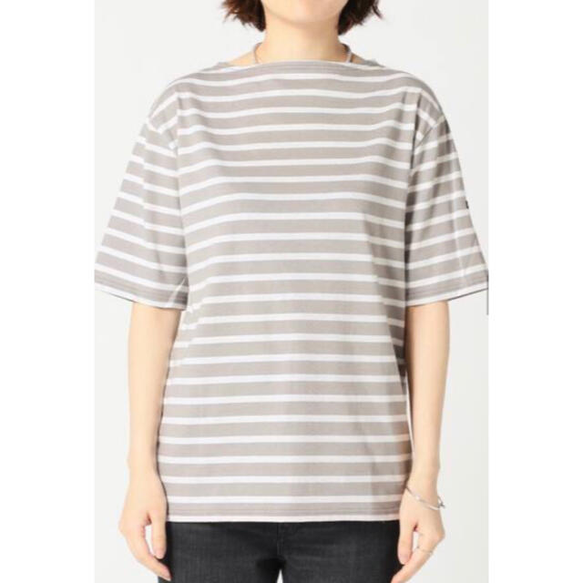 IENA(イエナ)のIENA◆ SAINT JAMES◆PIRIAC◆別注◆グレー レディースのトップス(Tシャツ(半袖/袖なし))の商品写真