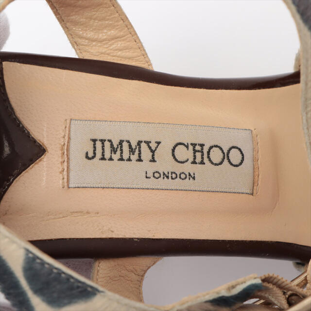 【全国送料無料】 JIMMY CHOO ジミーチュウ サンダル　♯38約75cmヒール