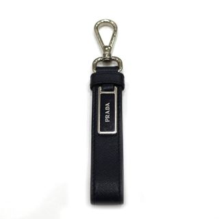 プラダ(PRADA)のプラダ PRADA サフィアーノ・キーリング キーホルダー ユニセック【中古】(キーホルダー)