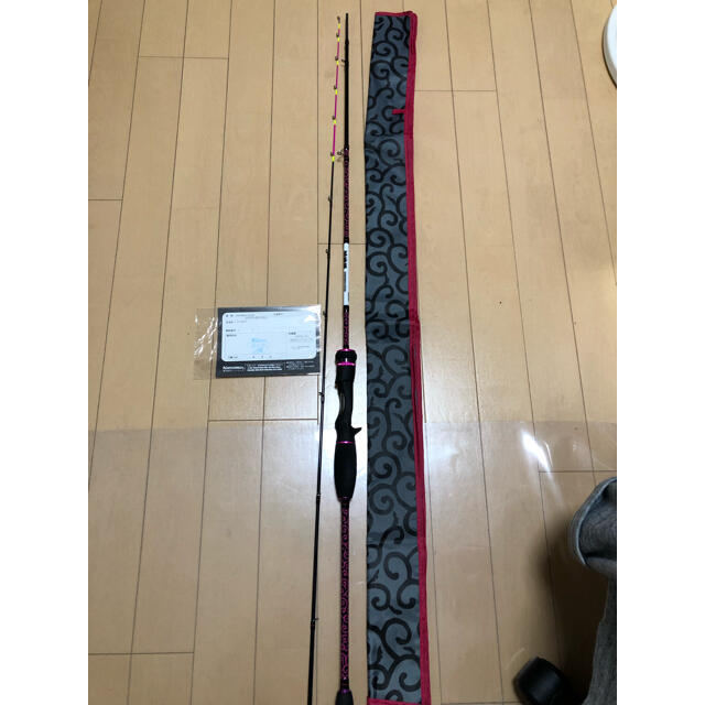 本日限定!美品 ジークラック 泥棒竿スパイダー 唐草ピンク B610SUL 本日限定!美品 ジークラック 泥棒竿スパイダー 唐草ピンク B610SUL
