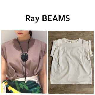 レイビームス(Ray BEAMS)の【Ray BEAMS】ショルダータック クルーネック Tシャツ(Tシャツ(半袖/袖なし))